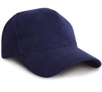 RH25 Result Headwear Pro-Style Heavy Cotton Cap Navy One Size