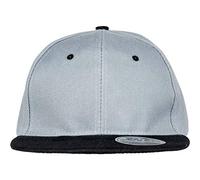 RH82 Result Headwear Bronx Zweifarbige Kappe Heather Grey One Size