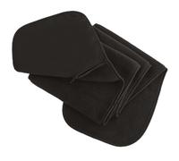 RESULT Unisex Winter Active Fleece Schal mit Reißverschlusstasche Gr. Einheitsgröße, Schwarz