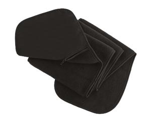 RESULT Unisex Winter Active Fleece Schal mit Reißverschlusstasche Gr. Einheitsgröße, Schwarz