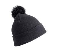 Result Winter Essentials - Junior Pom Pom Beanie Black - Gr. - One Size