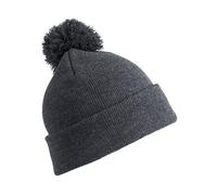 Result Winter Essentials - Junior Pom Pom Beanie Grey - Gr. - One Size