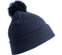 Result Winter Essentials Unisex Strickmütze mit Pompon Bommel-Mütze RC028X navy one size