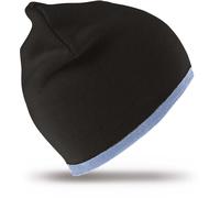 Result Winter Essentials Unisex Wende Strickmütze Beanie RC046X black/sky one size