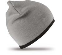 Result Winter Essentials Unisex Wende Strickmütze Beanie RC046X grey/black one size