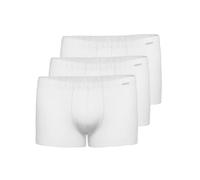Retro Boxer AMMANN "3er Pack Retro Short Day Modern / Cotton & More", Herren, Gr. 6, weiß, Satin, Obermaterial: 57% Modal CMD. 35% Baumwolle CO. 8% Elasthan EL., Unterhosen (91498839-6) weiß