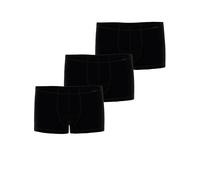 Retro Boxer AMMANN "3er Pack Retro Short Day Modern / Micro Modal", Herren, Gr. M, schwarz, Single Jersey, Obermaterial: 93% Modal CMD. 7% Elasthan EL., Unterhosen (24437540-M) schwarz