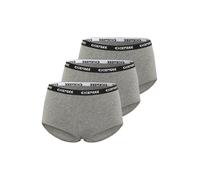 Retro Boxer CHIEMSEE, Damen, Gr. XXL (44), medium grau, medium grau, 71% Baumwolle, 24% Viskose, 5% Elasthan, Unterhosen (73712321-XXL) medium grau, medium grau
