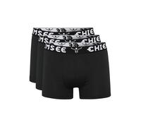 Retro Boxer CHIEMSEE, Herren, Gr. 3XL (64/66), schwarz (schwarz, schwarz), 95% Baumwolle, 5% Elasthan, Unterhosen (14826313-XXXL) schwarz, schwarz