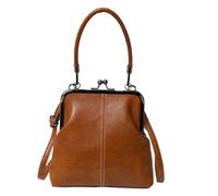 Retro Damen Handtasche Verstellbare britischer Stil Kiss-Lock