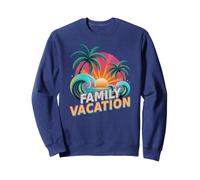 Retro Familie Urlaub Surfen Trip Salty Vacay Matching Sweatshirt