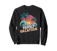 Retro Familie Urlaub Surfen Trip Salty Vacay Matching Sweatshirt