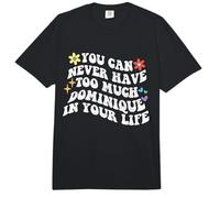 Retro Groovy Du Kannst nie zu viel Dominique in deinem Körper haben Comfort Colors Adult Heavyweight T-Shirt