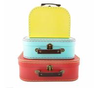 Retro-Koffer-Set, 3 Stück