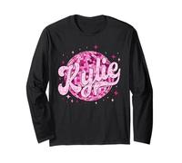 Retro Kylie Vorname I Love Kylie Personalisiert Vintage Langarmshirt