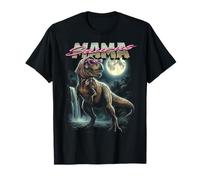 Retro Mamasaurus T Rex Mama Saurus Dinosaurier Frauen Matching T-Shirt
