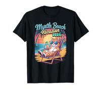 Retro Myrtle Beach Vacation Cat 2026 - Reise & Urlaubsurlaub T-Shirt