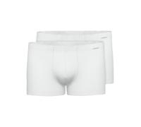 Retro Pants AMMANN "2er Pack Retro Short Day Modern", Herren, Gr. M, weiß, Obermaterial: 93% Modal CMD. 7% Elasthan EL., Unterhosen (35670741-M) weiß