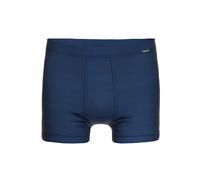 Ammann Boxershorts Herren Feinripp mit Eingriff, Weichelastikbund, 2er Pack Dunkelblau Größe 5 (M)
