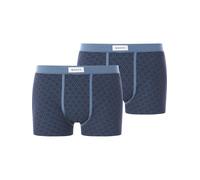 Retro Pants BABISTA "2er Pack Retropants CARNILO", Herren, Gr. XL, blau (dunkelblau), Obermaterial: 60% Baumwolle CO. 40% Polyester COOLMAX PES(Coolmax)., Unterhosen (37731854-XL) dunkelblau