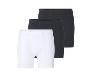 Retro Pants BABISTA "3er Pack Retropants CRISANTO", Herren, Gr. L, weiß (weiß dunkelblau), Obermaterial: 95% Baumwolle CO. 5% Elasthan EL., Unterhosen (25969562-L) weiß dunkelblau