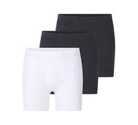 Retro Pants BABISTA "3er Pack Retropants CRISANTO", Herren, Gr. L-XL, weiß (weiß dunkelblau), Obermaterial: 95% Baumwolle CO. 5% Elasthan EL., Unterhosen (25969562-LXL) weiß dunkelblau