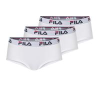 Retro Pants FILA "WOMAN CULOTTE", Damen, Gr. XL, weiß, Obermaterial: 95% Baumwolle, 5% Elasthan, unifarben, körpernah, Unterhosen, elastischer Logobund (58409555-XL) weiß