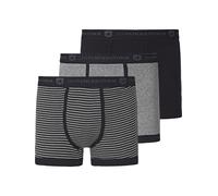 Retro Pants JAN VANDERSTORM "3er Pack Retropant JASIEL", Herren, Gr. 8XL, grau (grau schwarz), Obermaterial: 100% Baumwolle CO., Unterhosen (32596355-8XL) grau schwarz