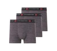 Retro Pants JAN VANDERSTORM "3er Pack Retropant NORIK", Herren, Gr. 3XL, grau (dunkelgrau), Obermaterial: 95% Baumwolle CO. 5% Elasthan EL., Unterhosen (98879521-XXXL) dunkelgrau