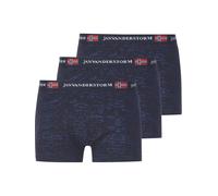 Retro Pants JAN VANDERSTORM "3er Pack Retropant NORIK", Herren, Gr. 6XL, blau (dunkelblau), Obermaterial: 95% Baumwolle CO. 5% Elasthan EL., Unterhosen (59793954-6XL) dunkelblau