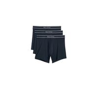 Retro Pants MARC O'POLO "Modal", Herren, Gr. L (54), schwarz (schwarz navy), Jersey, Obermaterial: 90% Modal, 10% Elasthan, körpernah, Unterhosen, mit etwas längerem Bein, Logobund, ohne Eingriff (882
