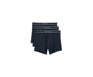 Retro Pants MARC O'POLO "Modal", Herren, Gr. L (54), schwarz (schwarz navy), Jersey, Obermaterial: 90% Modal, 10% Elasthan, körpernah, Unterhosen, mit etwas längerem Bein, Logobund, ohne Eingriff (882
