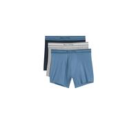 Retro Pants MARC O'POLO "Modal", Herren, Gr. M (50), schwarz navy, grau melange, blau, Jersey, Obermaterial: 90% Modal, 10% Elasthan, körpernah, Unterhosen, mit etwas längerem Bein, Logobund, ohne Ein