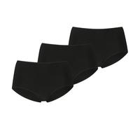 Retro Pants PUMA "PUMA WOMEN MAINLINE MINI SHORTS 3P", Damen, Gr. XXL, schwarz, Obermaterial: 56% Baumwolle, 38% Modal, 6% Elasthan, Unterhosen (45063566-XXL) schwarz