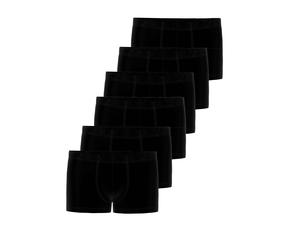 Retro Pants SEIDENSTICKER "6er Pack Herren Retro Short", Herren, Gr. 8, schwarz, Single-Jersey, Obermaterial: 95% Baumwolle CO. 5% Elasthan EL., Unterhosen (21381846-8) schwarz