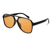 Retro Pilotenbrille Damen Herren 70s Polarisiert UV400 Sonnenbrille