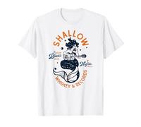 Retro Pinup Mermaid Live Music Blues Gitarre Dive Bar Tattoo T-Shirt