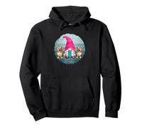 Retro Pitbull Graphic for Women Vintage GNOME Rescue Mom Pullover Hoodie