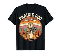 Retro Prärie Hund Sonnenuntergang - Vintage Prärie Dog Slayer Jagd Preisgünstiges Grafik-T-Shirt