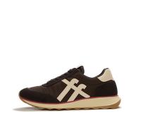 RETRO-Q FF FABRIC/SUEDE SNEAKERS Chocolate Brown/Paris Beige - Gr. - 40