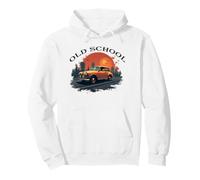 Retro-Roadtrip der Alten Schule, Vintage-Abenteuer-Reise-Vibes Pullover Hoodie