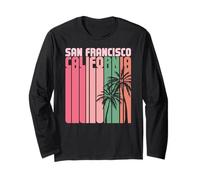 Retro San Francisco California Surf Vintage Beach Golden 510 Langarmshirt