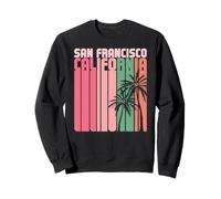 Retro San Francisco California Surf Vintage Beach Golden 510 Sweatshirt