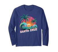 Retro Santa Cruz Trip Beach Vacation Matching BFF Mom Langarmshirt