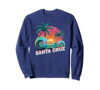 Retro Santa Cruz Trip Beach Vacation Matching BFF Mom Sweatshirt
