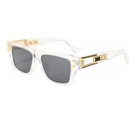 Retro-Sonnenbrille im quadratischen Stil für Damen und Herren, klassischer Vintage-Look, goldener Rahmen, UV400-Schutz, 54 mm Glasgröße