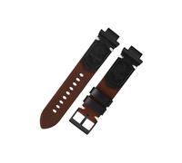 Retro-Uhrenarmband aus Rindsleder, passend for Casio G-SHOCK GA-2100 GA-2110 GBM-2100(Dark brown-black,For GA2100)