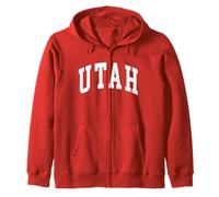 Retro Utah Men Utah Women Retro Red UT Arch Block Tee Geschenk Kapuzenjacke