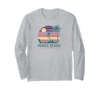 Retro Venice Beach California Beach Langarmshirt