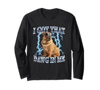 Retro Vintage Got That Dawg In Me Chinese Shar Pei Dog Lover Langarmshirt